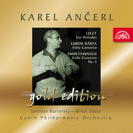 Gold Edition 42 Liszt: Preludia Bárta: Koncert pro violu Šostakovič: Koncert pro violoncello - CD