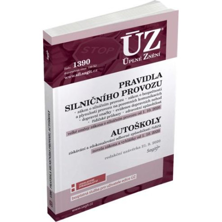ÚZ 1390 Pravidla silničního provozu