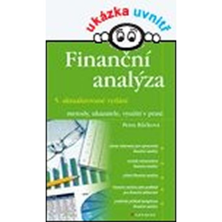 Finanční analýzy - metody, ukazatele, využití v praxi - 5.vydání