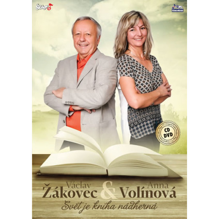 Žákovec+Volínová – Svět je kniha nádherná - CD + DVD