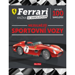 FERRARI, sportovní vozy - Kniha samolepe