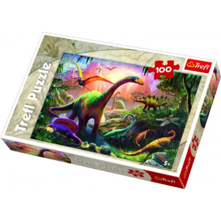 Svět dinosaurů: Puzzle 100 dílků