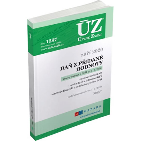 ÚZ 1387 Daň z přidané hodnoty 2020