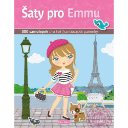 Šaty pro Emmu - kniha samolepek