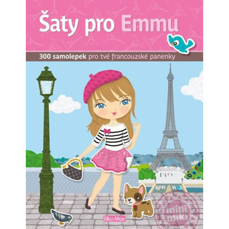 Šaty pro Emmu - kniha samolepek