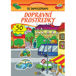 Dopravní prostředky - Veselé sešity se samolepkami