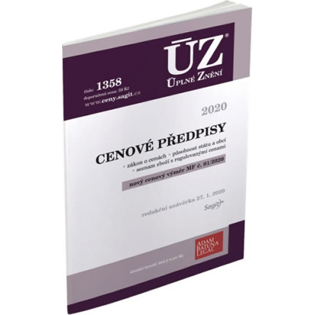 ÚZ 1358 Cenové předpisy