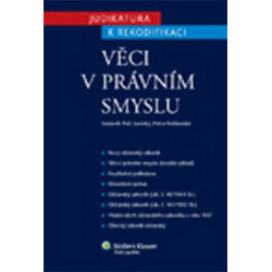 Judikatura k rekodifikaci - Věci v právním smyslu
