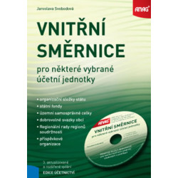Vnitřní směrnice pro některé vybrané účetní jednotky – organizační složky státu, státní fondy, územní samospr