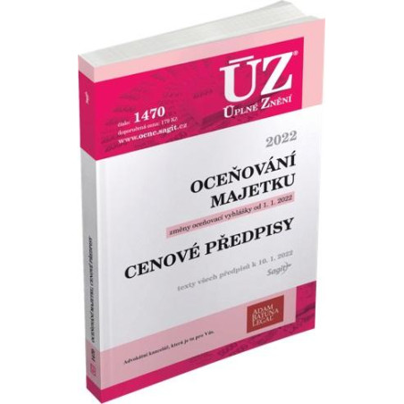 ÚZ 1470 Oceňování majetku