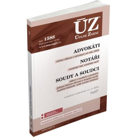 ÚZ 1588 Advokáti, Notáři, Soudci a soudy