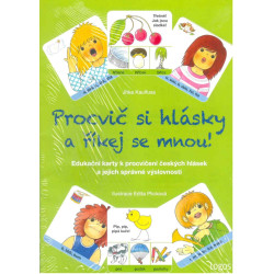 Procvič si hlásky a říkej se mnou! - Edukační karty k procvičení českých hlásek a jejich správné výslovnosti