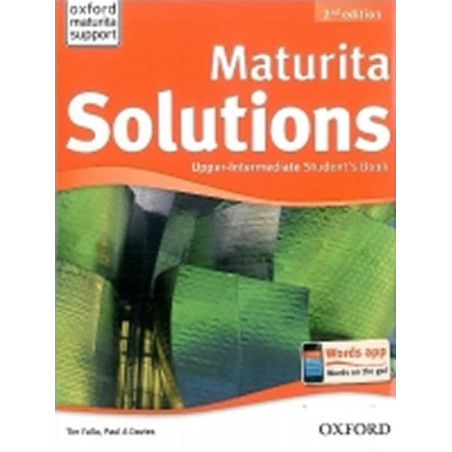 Maturita Solutions 2nd Edition Upper Intermediate Student´s Book Czech Edition