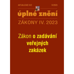 Aktualizace IV/2 2023 Úplné znění Zákony IV.
