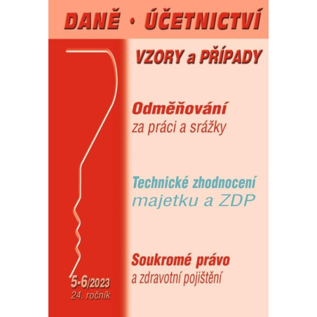DÚVaP 5-6/2023 Daně, účetnictví, vzory a případy - Odměňování za práci a srážky