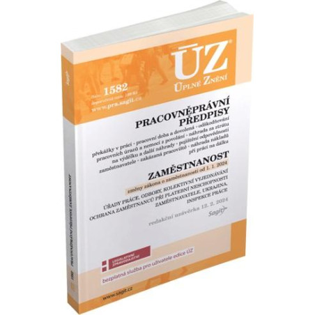 ÚZ 1582 Pracovněprávní předpisy