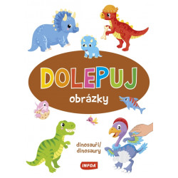 Dolepuj obrázky - dinosaury