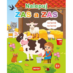 Nalepuj zas a zas - na farme - snímatelné samolepky