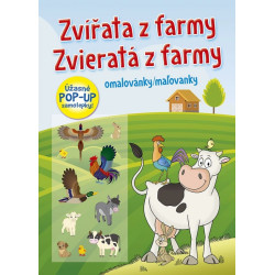 Omalovánky/Maľovanky - Zvířata z farmy / Zvieratá z farmy