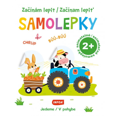 Začínam lepiť samolepky - V pohybe