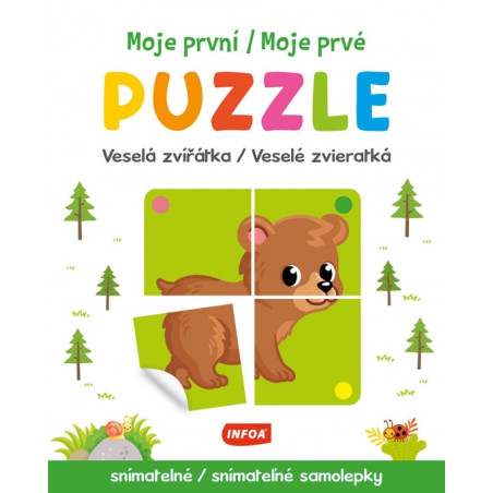 Moje prvé puzzle - Veselé zvieratká