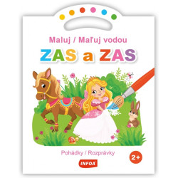 Maľuj vodou ZAS a ZAS - Rozprávky