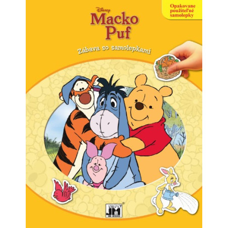 Samolepková knižka/ Macko Puf