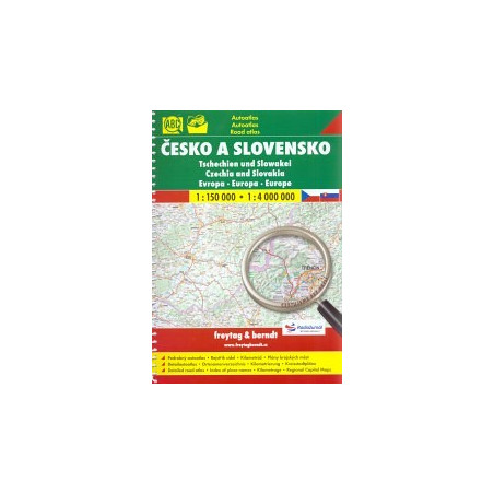 Česko a Slovensko 1:150 000, 1:4 000 000
