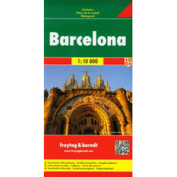 Plán města Barcelona 1:10 000