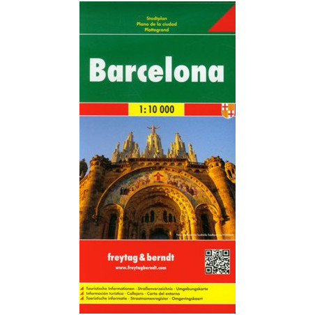 Plán města Barcelona 1:10 000