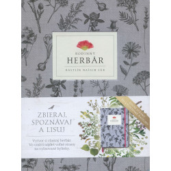 Rodinný herbár rastlín našich lúk - červený