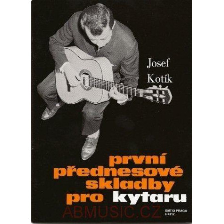 První přednesové skladby pro kytaru