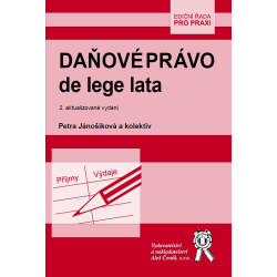 Daňové právo de lege lata