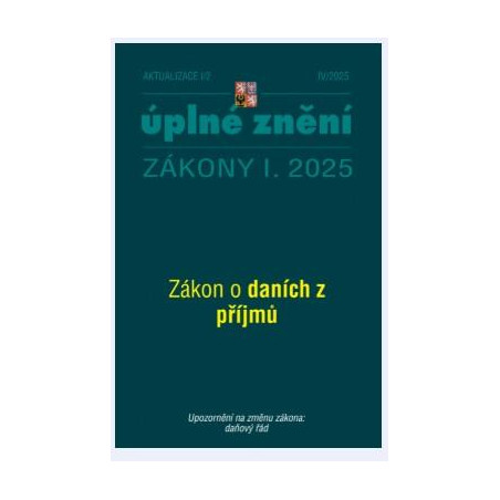 Aktualizace I/2 2025 - Daně z příjmů