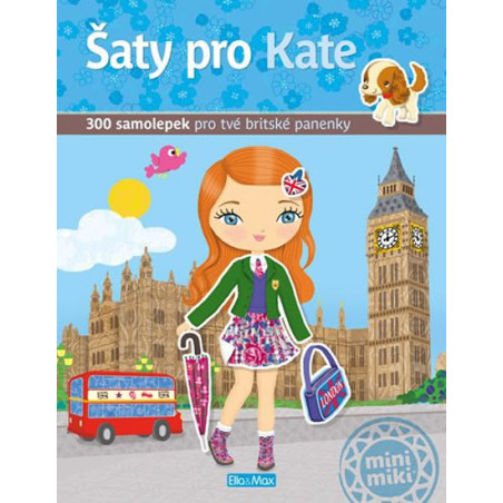 Šaty pro Kate - kniha samolepek