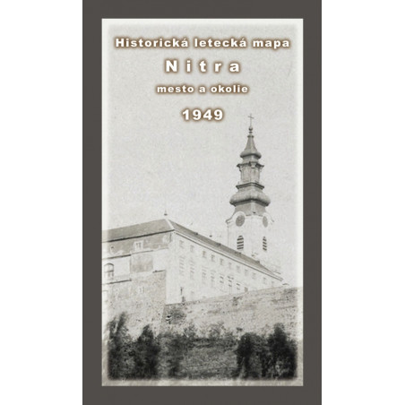 Historická letecká mapa mesta Nitra a okolia z roku 1949