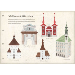 Maľovaná Štiavnica - 3D papierové skladačky o meste Banská Štiavnica