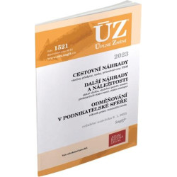 ÚZ 1521 Cestovní náhrady