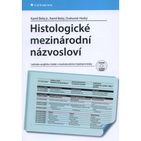 Histologické mezinárodní názvosloví + CD