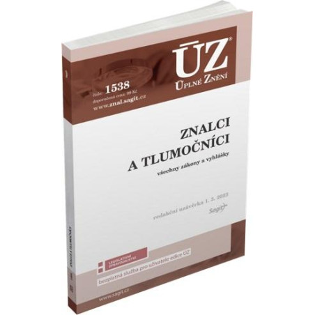 ÚZ 1538 Znalci a tlumočníci