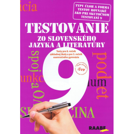 Testovanie 9 zo slovenského jazyka a literatúry