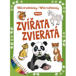 Velké omalovánky / Veľké maľovanky - Zvířata / Zvieratá