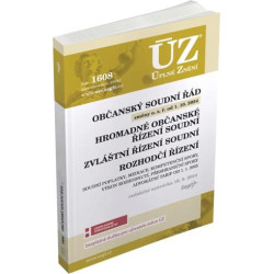ÚZ 1608 Občanský soudní řád, Zvláštní řízení soudní, Rozhodčí řízení, Soudní poplatky, Mediace