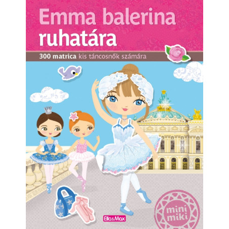 Emma balerina ruhatára – Matricás könyv