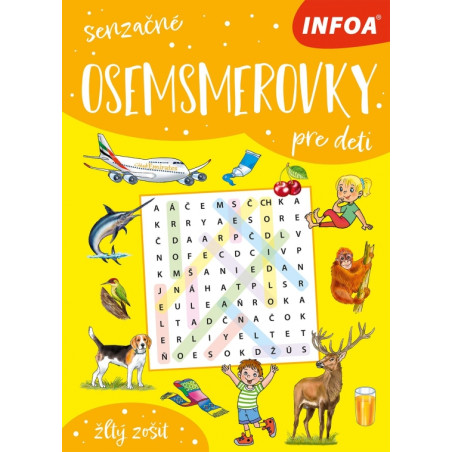 Senzačné osemsmerovky pre deti - Žľtý zošit