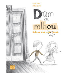Dům za mlhou - Kniha, do které se musí kreslit + sada tužek