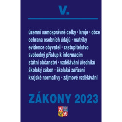 Zákony V 2023 Veřejná správa, Školství