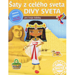 Šaty z celého sveta Divy Sveta - Kniha samolepiek