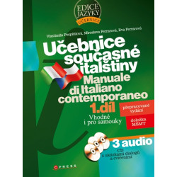 Učebnice současné italštiny, 1. díl, 3 CD audio