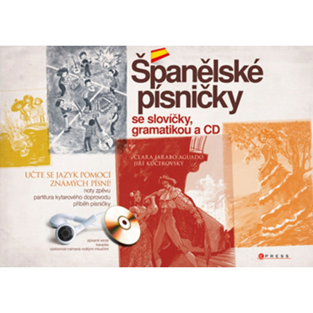 Španělské písničky se slovíčky, gramatikou a CD